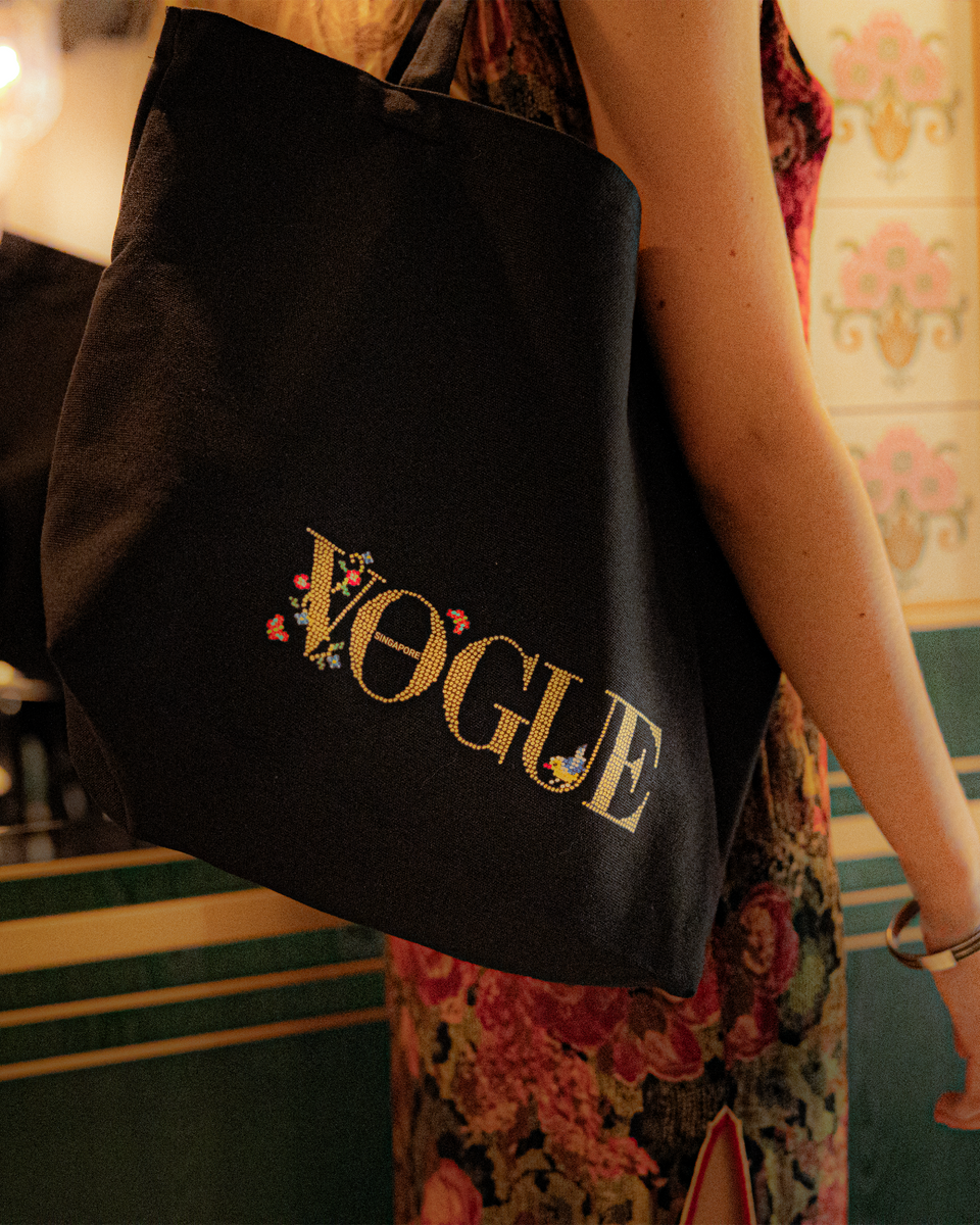 Vogue Singapore Limited Edition 'Home' Tote Bag and Postcards