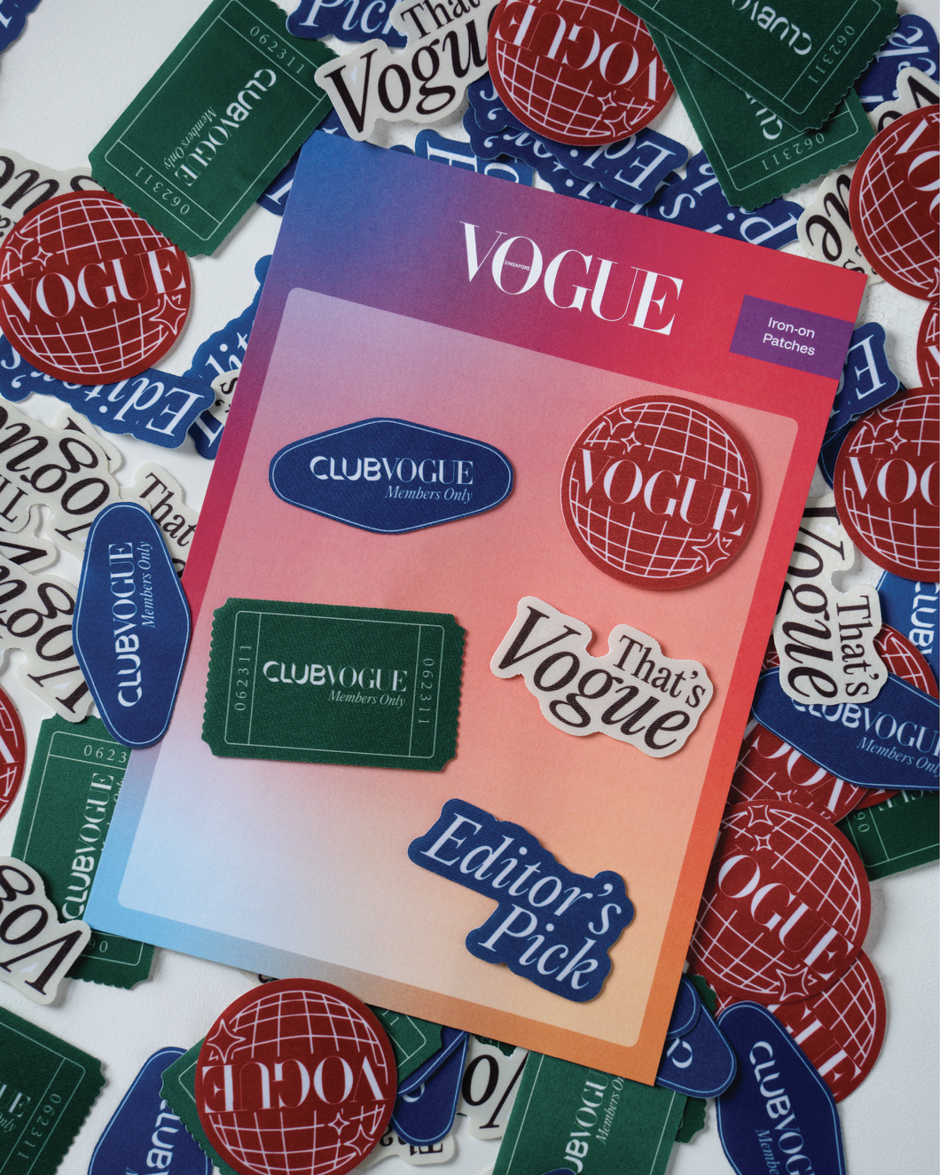 Club Vogue Limited Edition Iron-on Patches